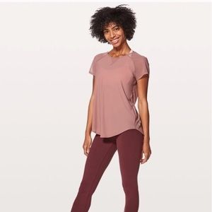 Lululemon “Mix & Mesh” Short Sleeve